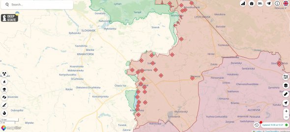 Звільнені під час контрнаступу населені пункти в Донецькій області