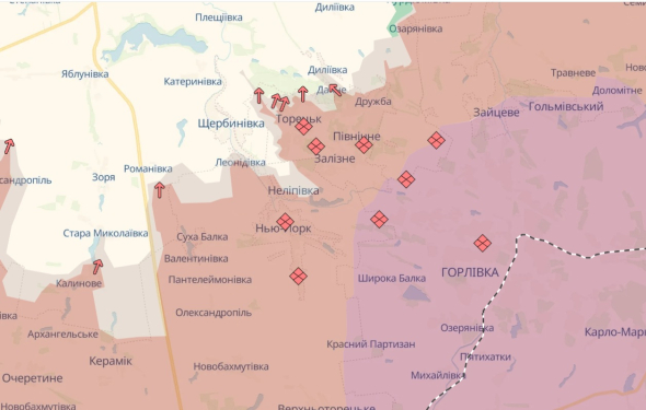 Ворог просунувся біля Романівки