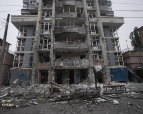 Показали последствия вражеской атаки на Киев